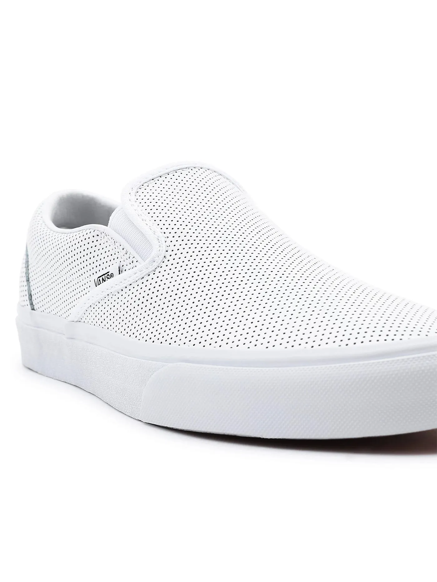 Perf Leather Slip On Shoes