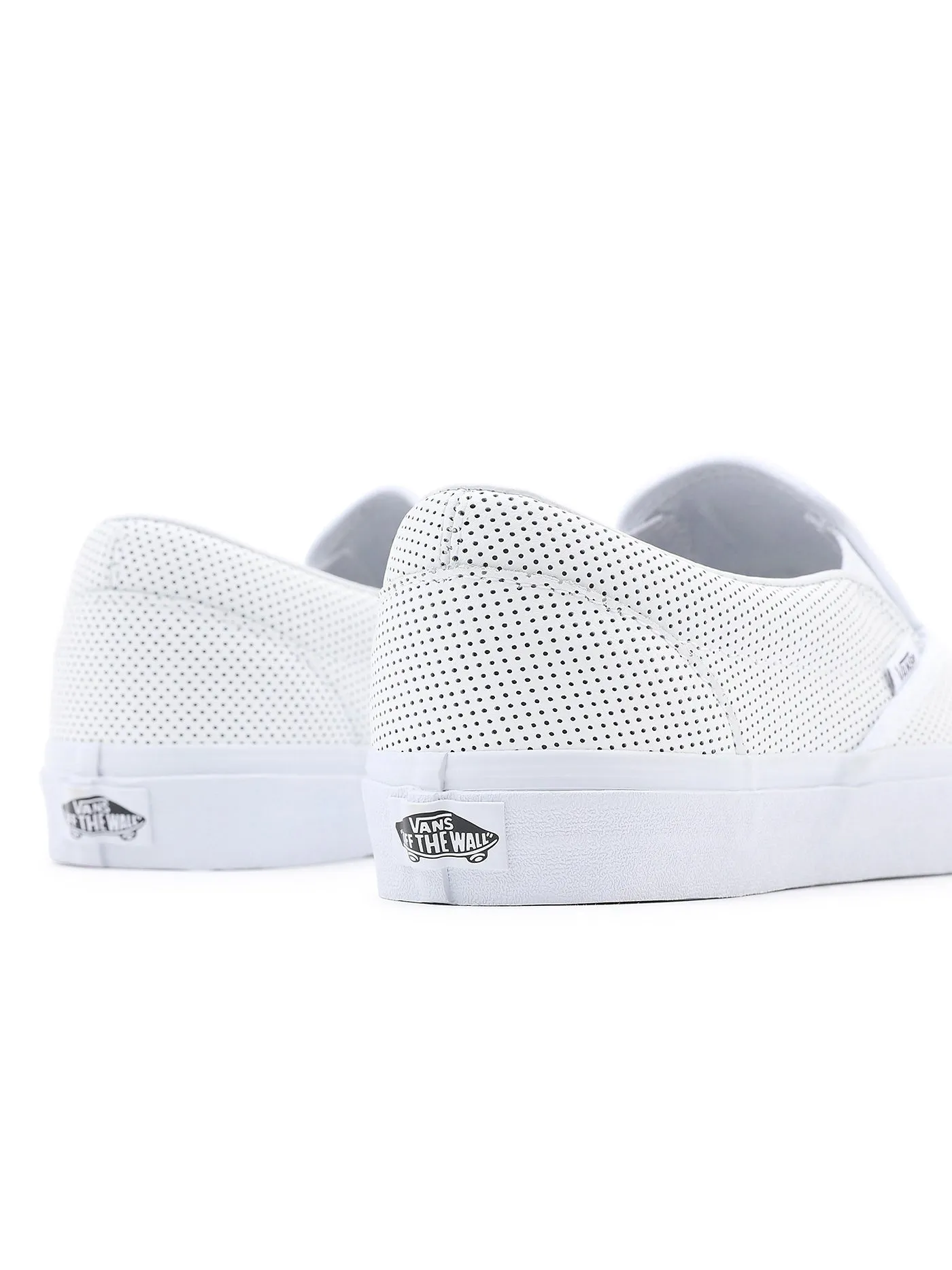 Perf Leather Slip On Shoes