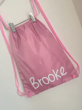 Personalised Name Drawstring Bag