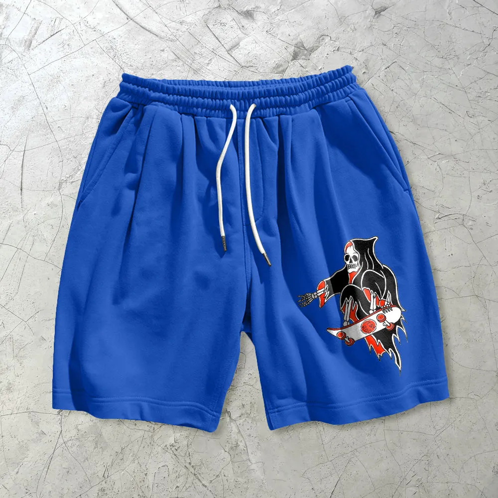 Personalized funny printed casual loose shorts