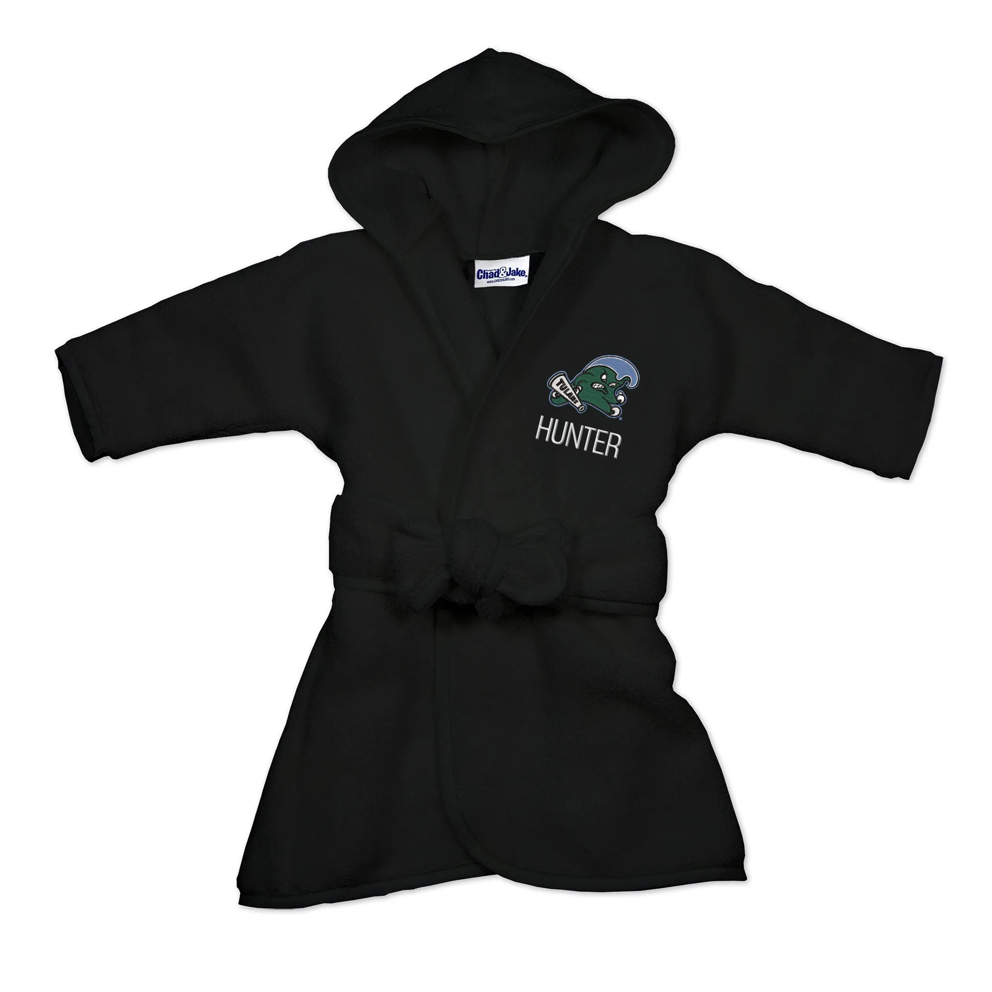 Personalized Tulane Green Wave Robe