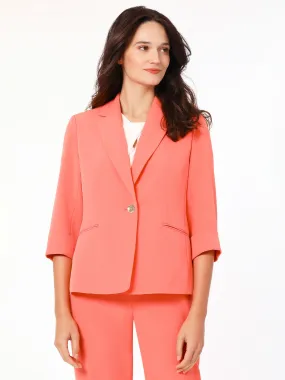 Petite Ava Jacket, Iconic Stretch Crepe