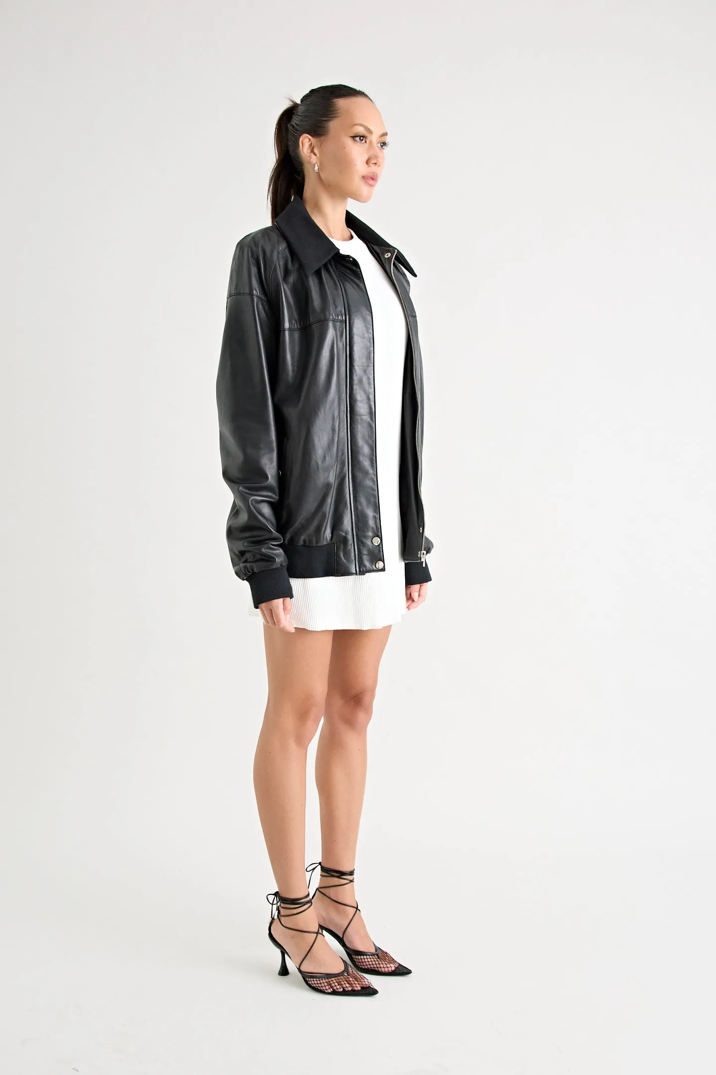 PIAF BOMBER JACKET | BLACK