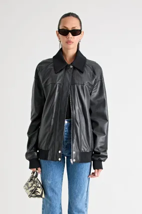 PIAF BOMBER JACKET | BLACK