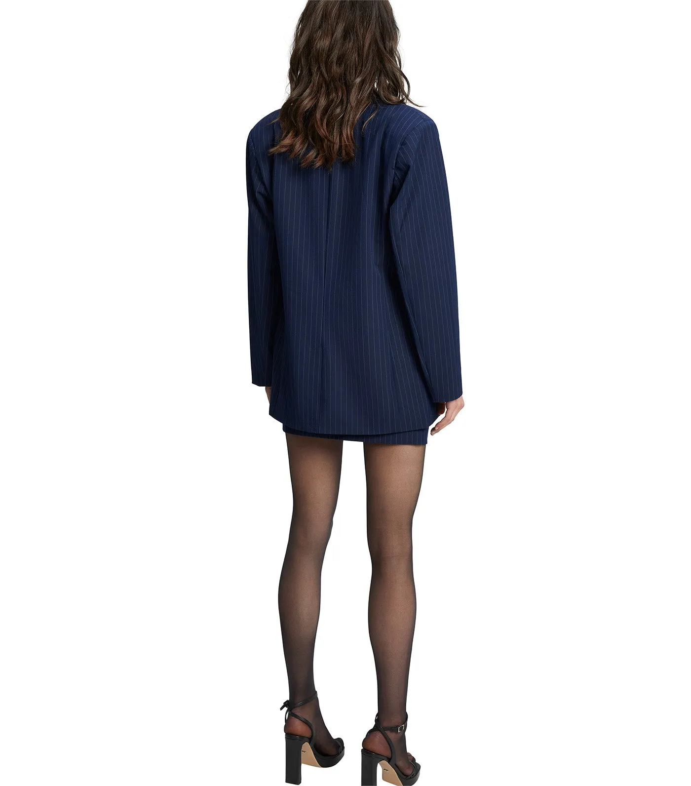 Pin Stripe Blazer Navy Stripe