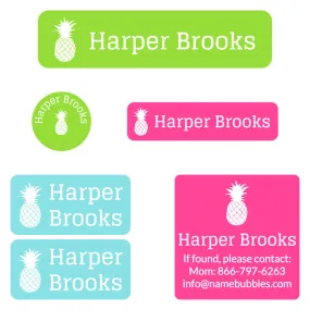 Pineapple Camp Labels Pack