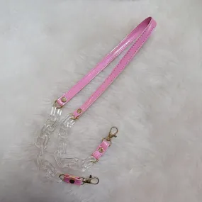 Pink designer clutch chain #3