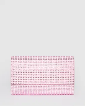 Pink Kira Clutch Bag