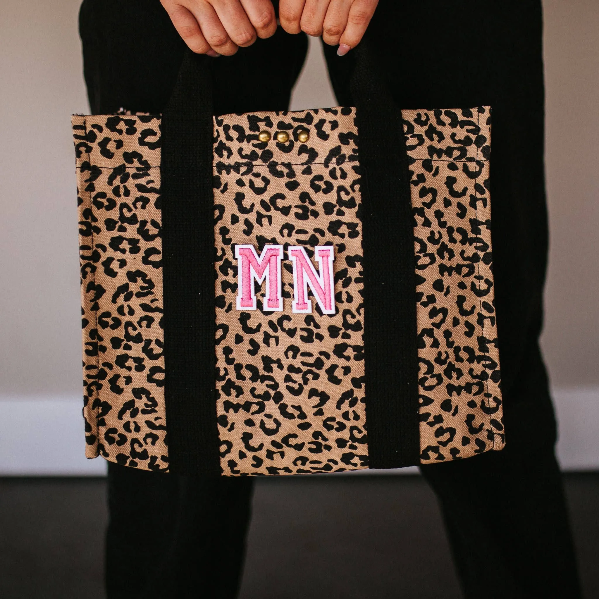 Pink Letter Iron on Patches