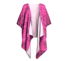Pink Sand Draped Kimono