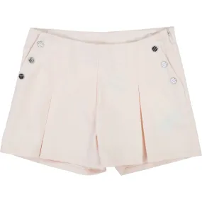 Pink Satin Shorts