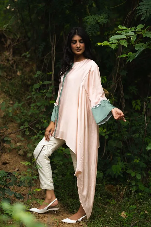 Pink Silk Tunic