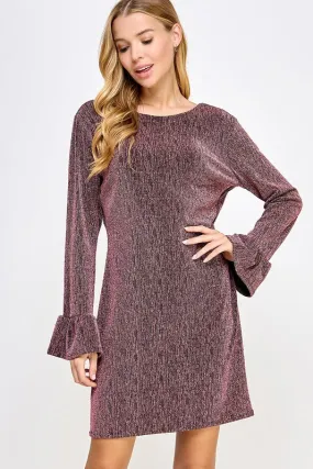 Pink Sparkly Holiday Dress