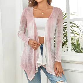 Pink Strokes Cardigan