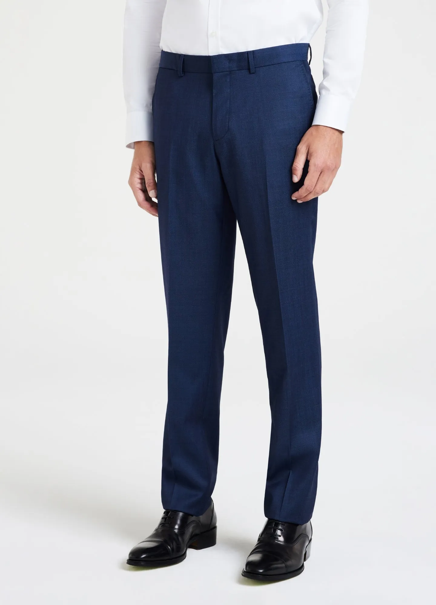 Pinpoint Twill Suit Pant Blue