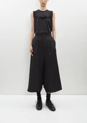 Pinstripe Wide Leg Pants