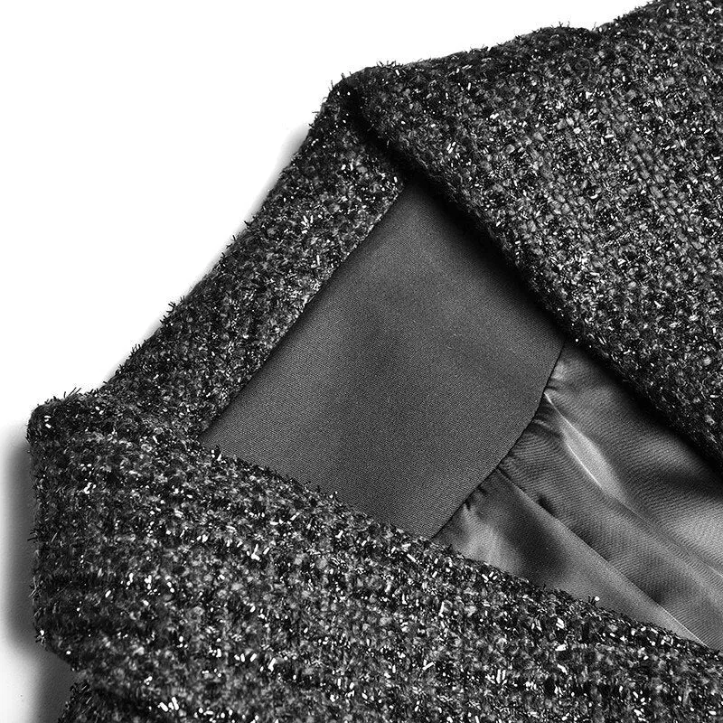 Pippa Overcoat Autumn Women Single-breasted Long sleeve Beaded Overcoat