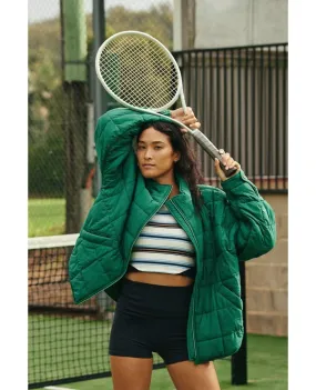 Pippa Packable Puffer Viridian Green