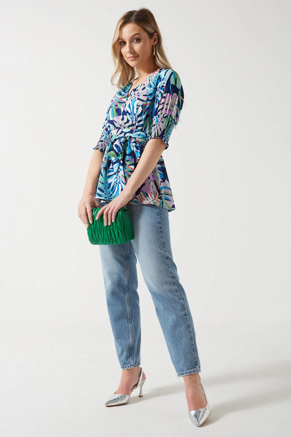 Pixie Daisy Peplum Top