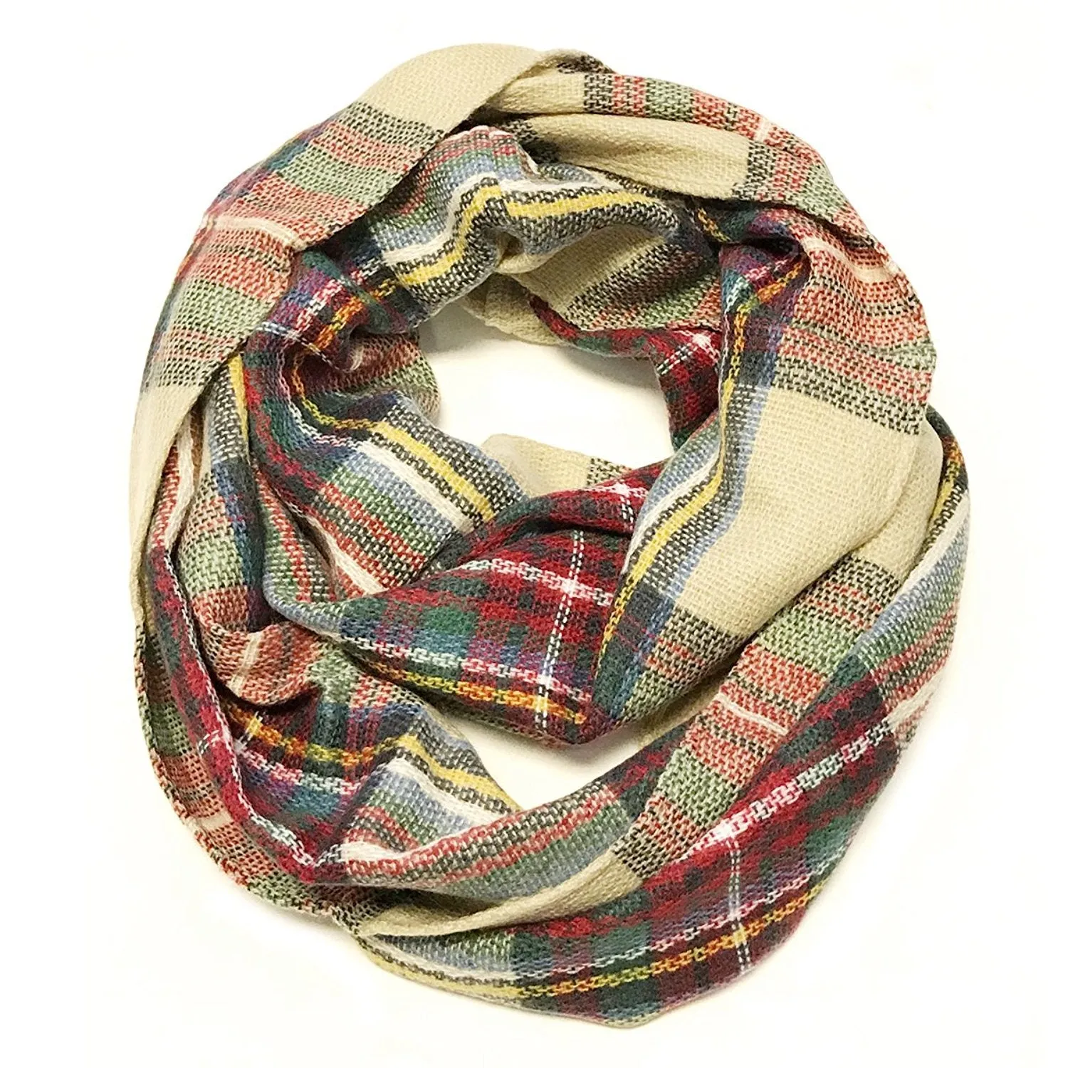 Plaid Winter Warm Infinity Scarves (Variety of styles)