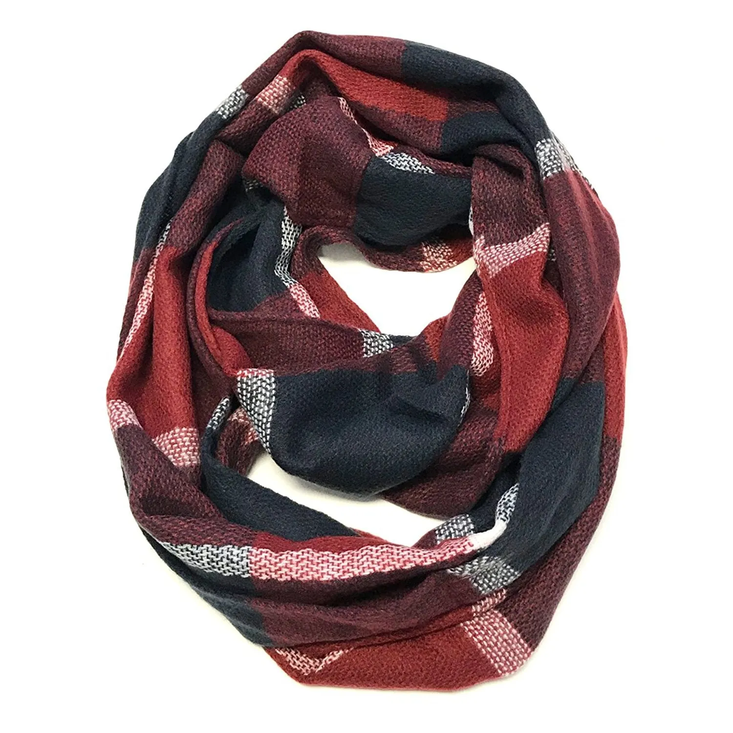 Plaid Winter Warm Infinity Scarves (Variety of styles)