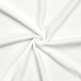 Plain White/Ivory Eco Fleece Fabric
