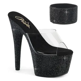 Pleaser Bejeweled-712RS Platform Stripper Heels