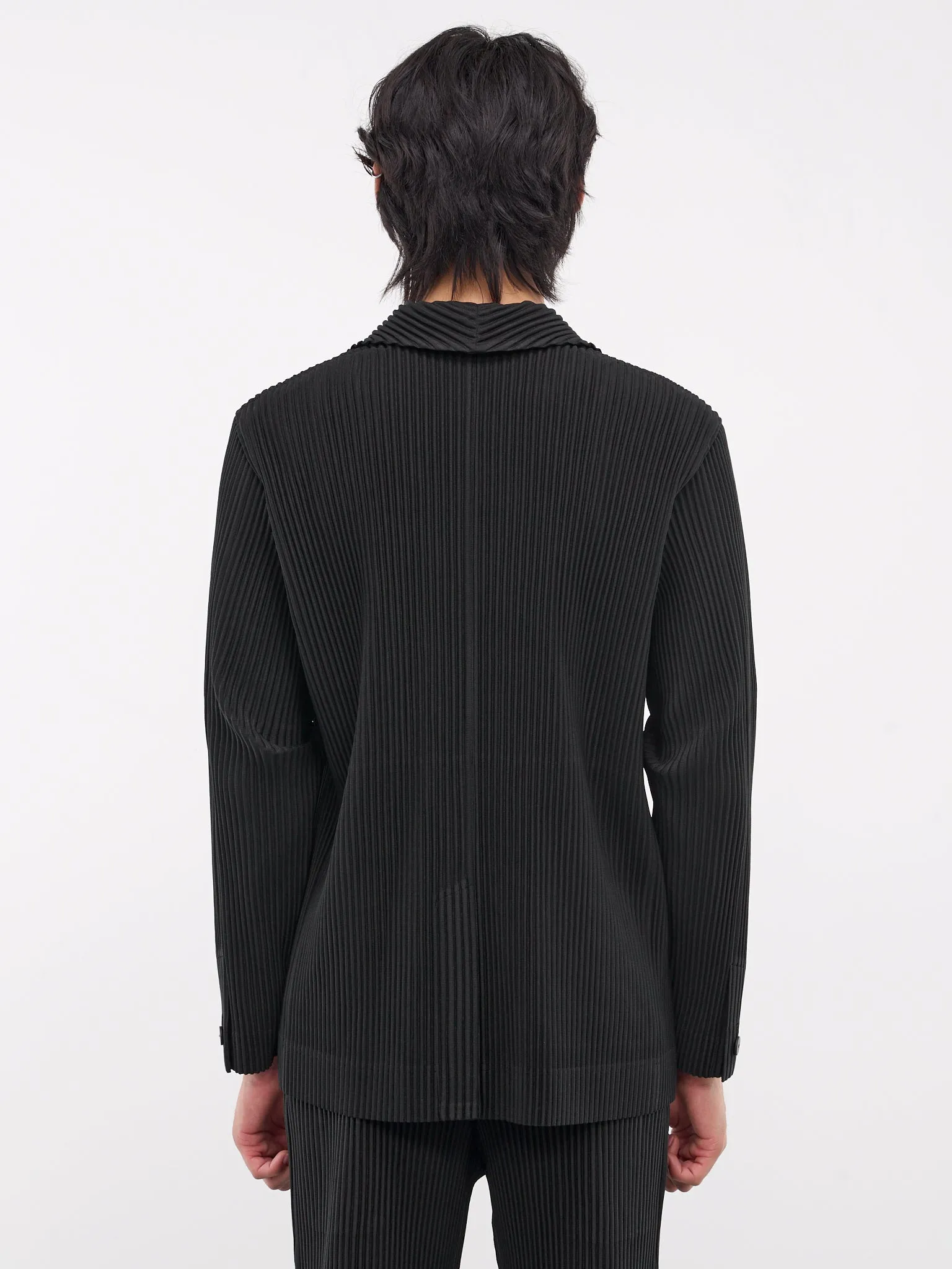 Pleated Blazer (HP48JD401-15-BLACK)