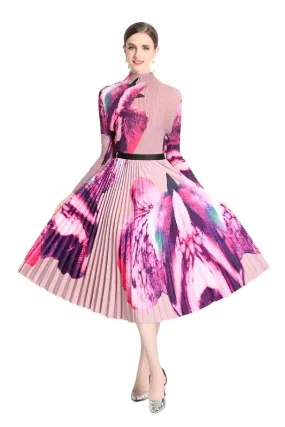 Pleated Two-Piece Maxi Skirts