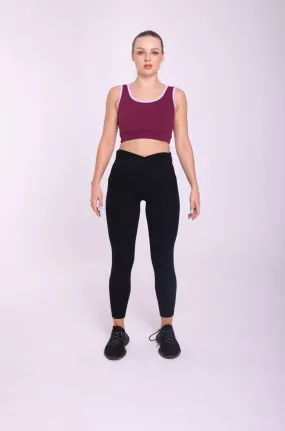 Plum/Black Co-Ord Set