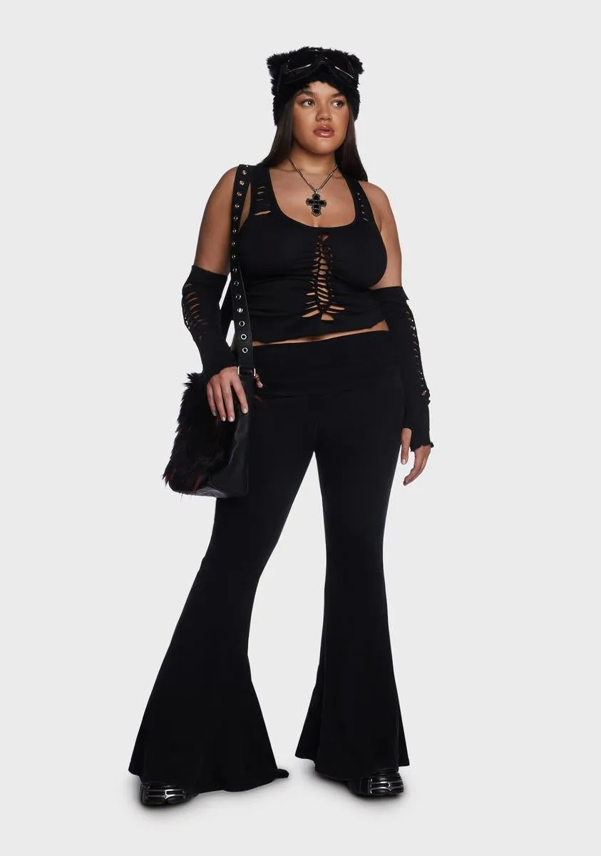 Plus Dew Morning Flare Pants