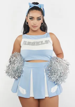 Plus Heaven's Cheerleader Costume Set