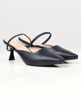 Pointed Heels - Dark Blue