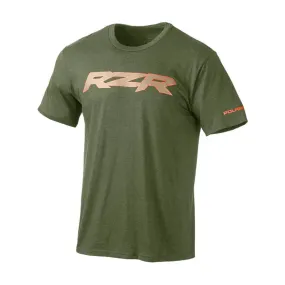 Polaris  Mens RZR T-Shirt Tee Soft Lightweight Comfortable Green
