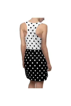 Polka-dot Women's  Racerback Dress