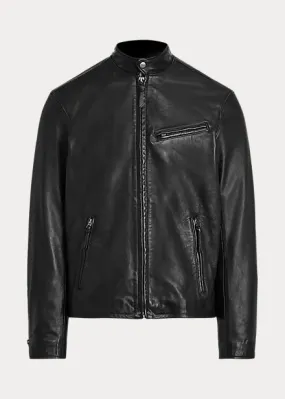 Polo Ralph Lauren Men’s Brookland’s Café Racer Leather Jacket