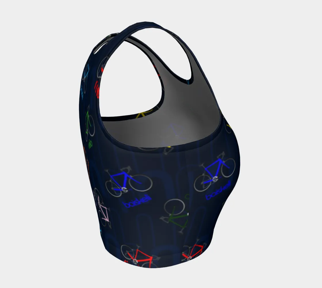 Polyglot Cyclist Crop Top