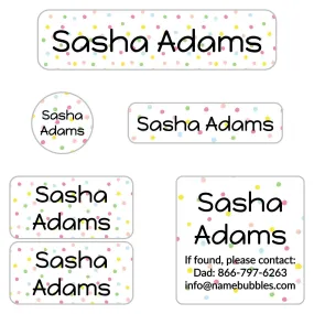 Pom Pom Camp Labels Pack