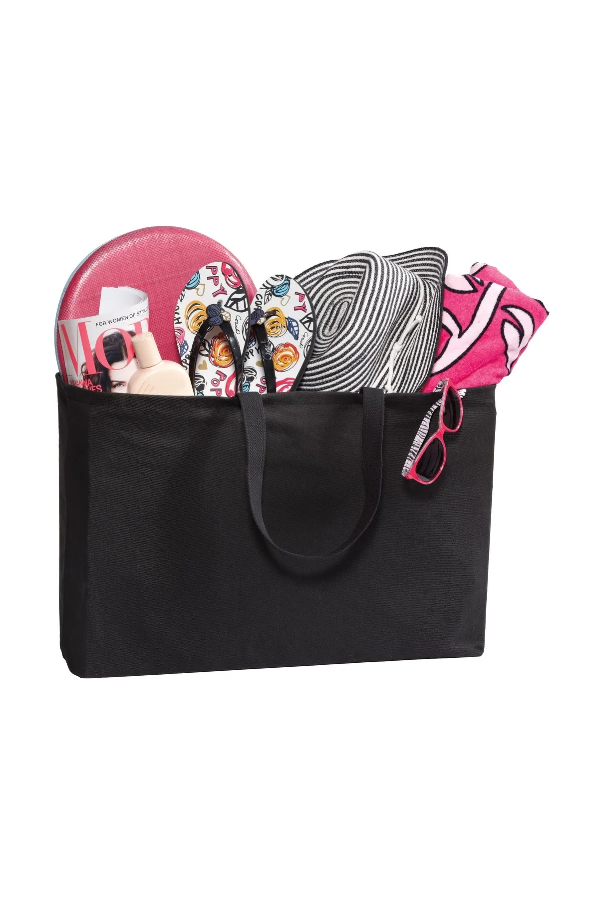 Port Authority - Jumbo Customized Tote, Black