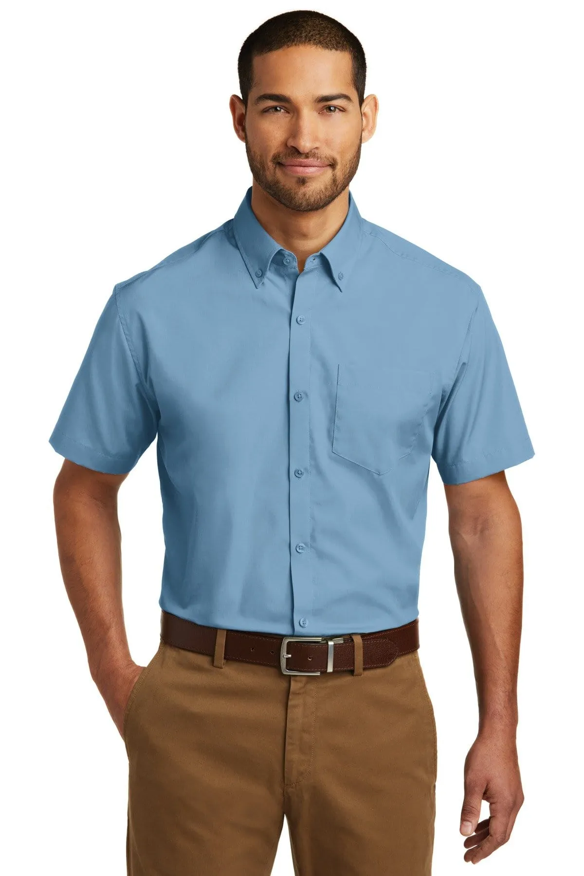 Port Authority ®  Short Sleeve Carefree Poplin Shirt. W101