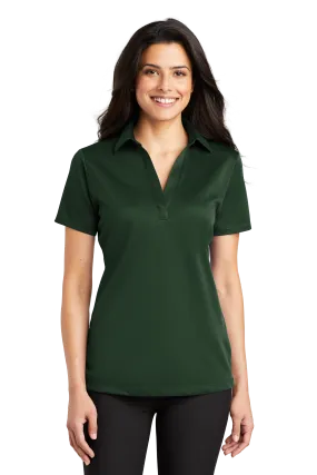 Port Authority® Women's Silk Touch™ Performance Polo - Dark Green