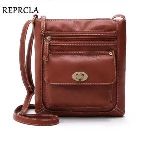 Portable Button Ladies Crossbody Shoulder Bag