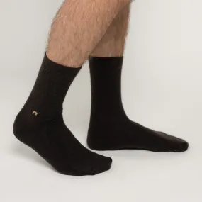 Possum Merino Wool HAMILTON Socks, Seal Brown Men