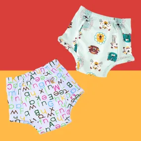 Potty Training Pants Kindergarten Tales & Lion Print  Pack of 2