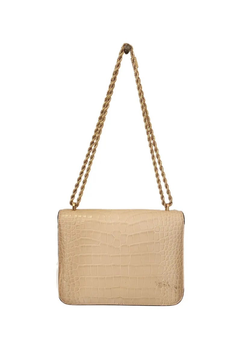 Pre-Loved Treasures - Tory Burch Eleanor Embossed Convertible Shoulder Bag