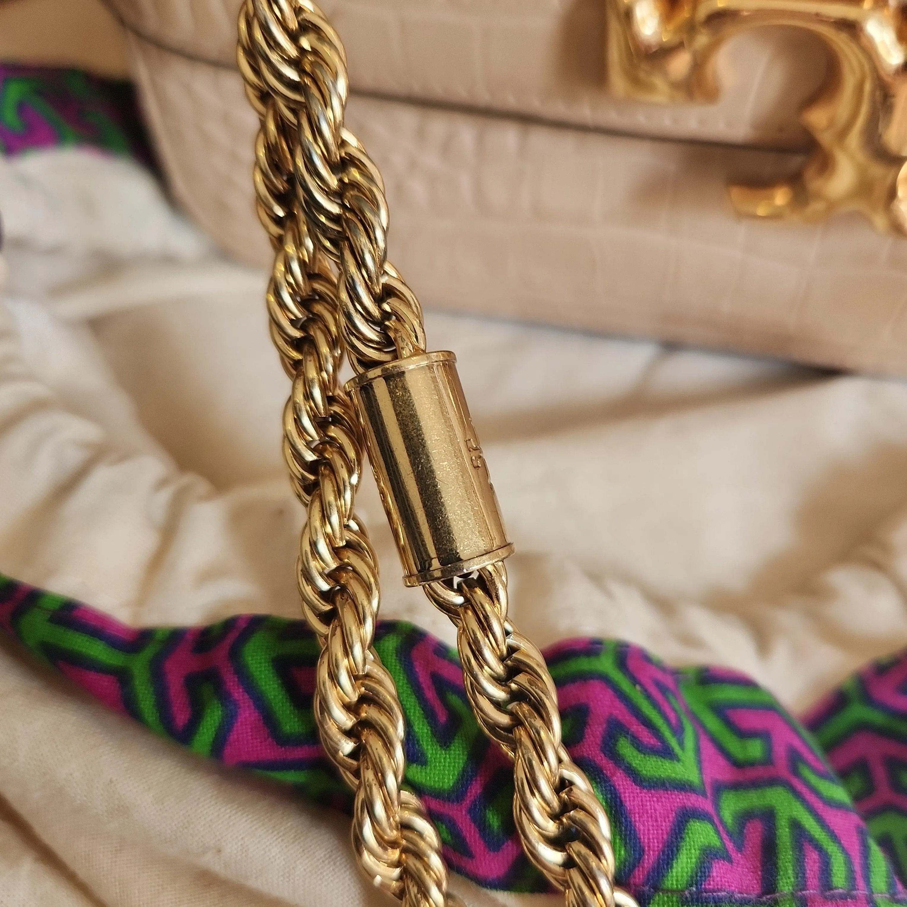 Pre-Loved Treasures - Tory Burch Eleanor Embossed Convertible Shoulder Bag