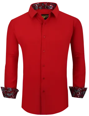 PREMIERE SHIRTS: RED OPULENCE