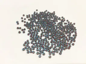 Premium Blue Transparent Brown-Inside Round Rocaille Glass Seed Beads (Wholesale)