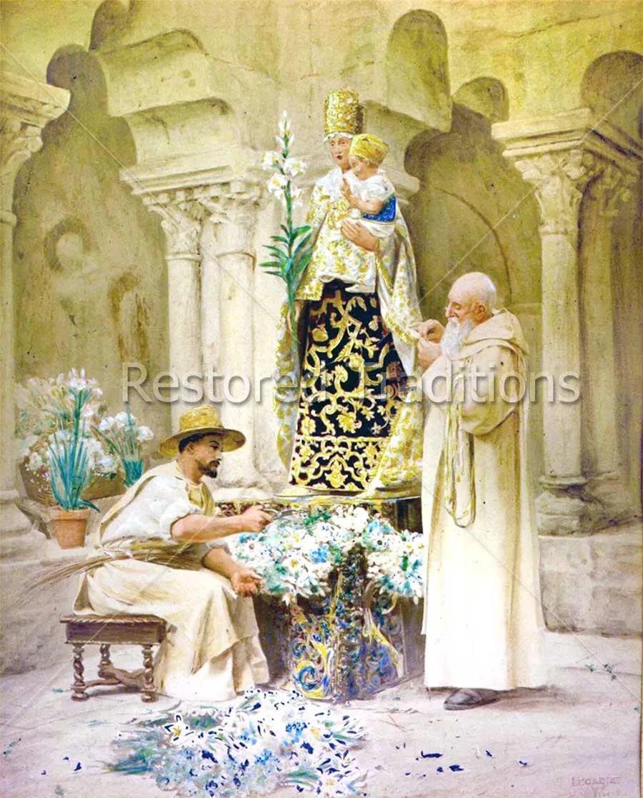 Preparations for the Procession – Vibert