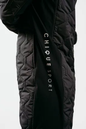 Prepare To Win Long-line Coat In Black